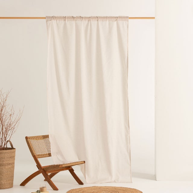 Tenda Corta Effetto Lino 30x90 Cm - Con Passanti, Sabbia, Per Piccole Finestre - Foto 12