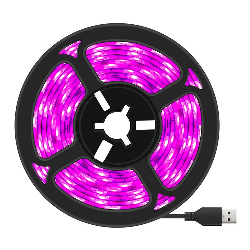 Taśma LED do uprawy roślin DC 12V IP65 Pełne Spektrum SMD 5050 Czerwono-Niebieska 4:1, sznur oświetleniowy do akwarium, szklarni
