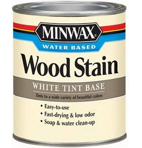WOOD STAIN WHITE TINT BASE 946 ml WATER BASED MINWAX
