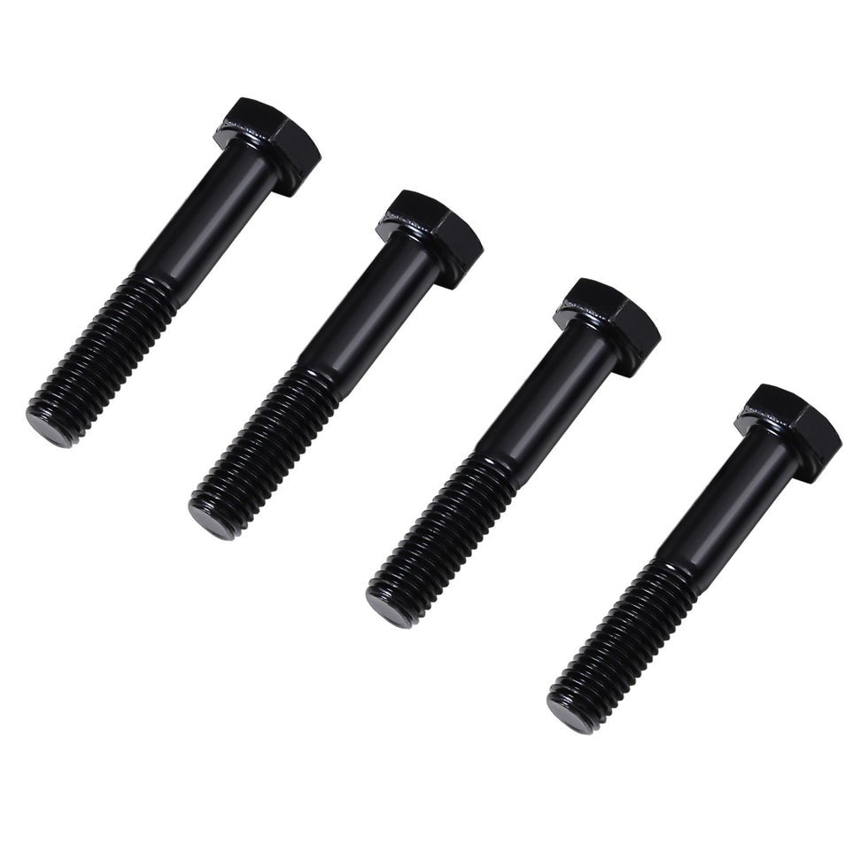 Kit d'Accessoires pour Porte Coulissante de Grange - 200x4x0.6cm - Couleur Noir - 4