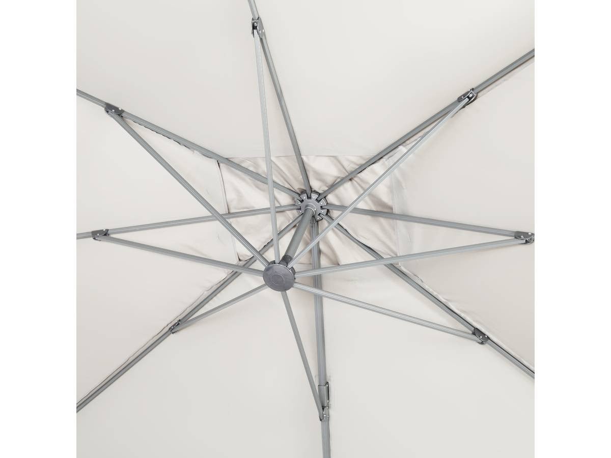 Parasol jardin déporté Alu 