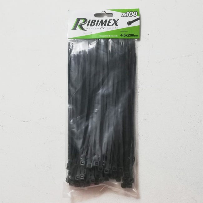 Fascette elettricista nylon 2,5x200mm Nero 100pz - Elettronica VS Fascette elettricista nylon 2,5x200mm Nero 100pz - Elettronica VS