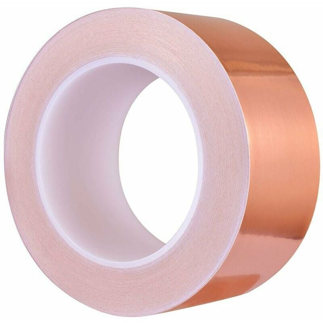 Ruban de cuivre 20 m x 50 mm, ruban de feuille de cuivre de haute qualité, ruban de blindage EMC, blindage EMI, circuit en papier
