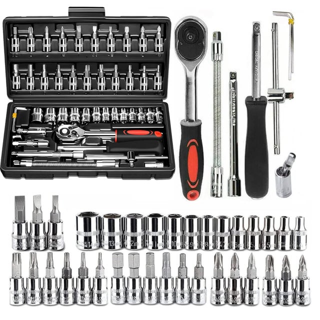 Jeu de clés à cliquet 1/4