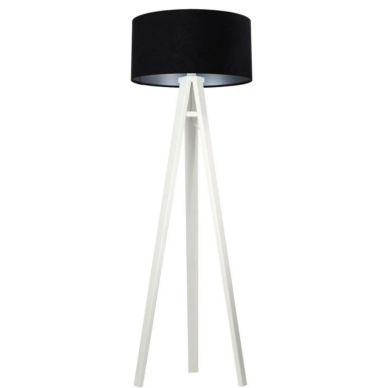 Lampa stojąca HOME 50 czarna/srebrna/biała