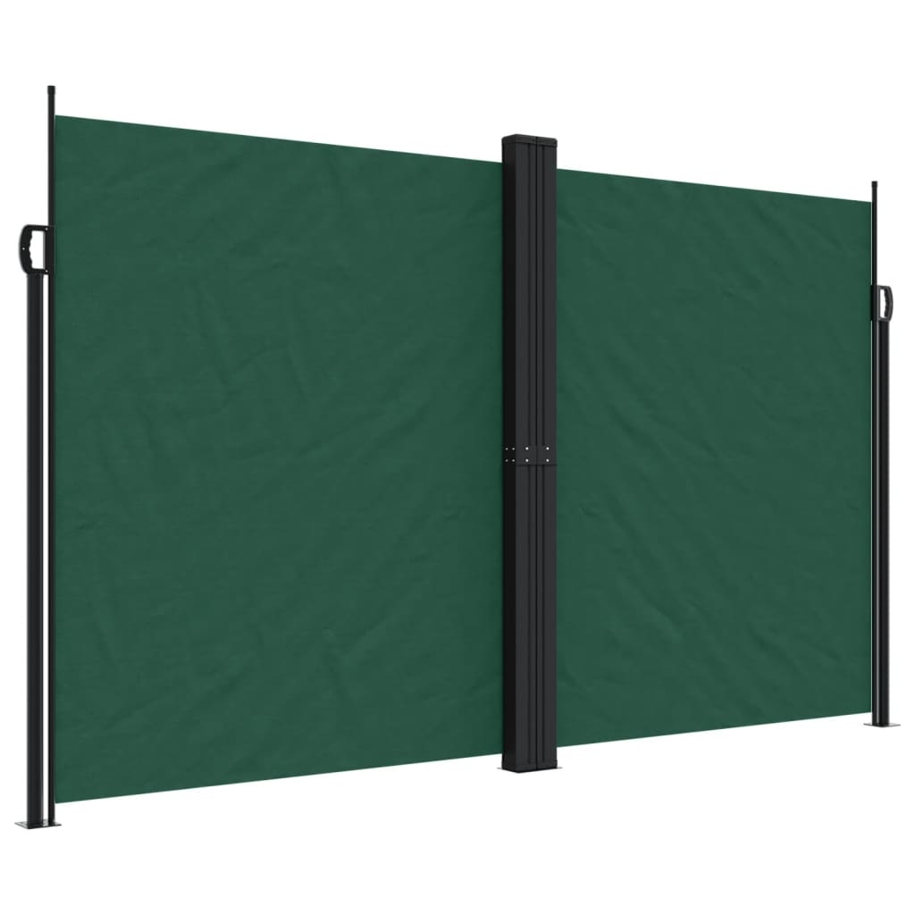 Tenda Da Sole Parasole Laterale Retrattile Per Patio Giardino Terrazza Balcone Schermo Di Protezione Visiva 140 X 1000 Cm Blu 72301771