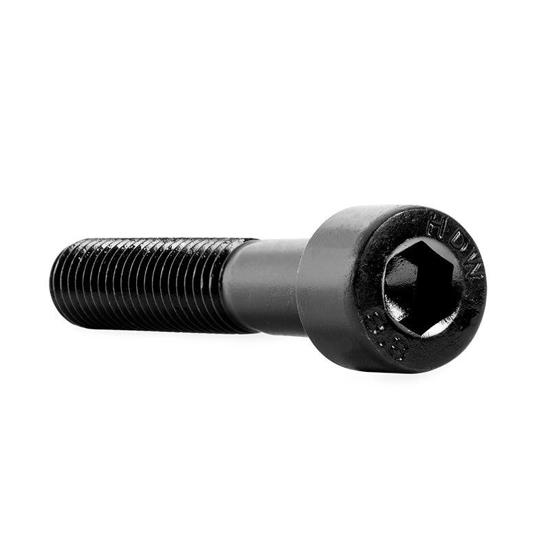 Tornillos Roscados M8 DIN 913, De Acero Al Carbono, Con Cabeza Cónica Y Punta De Copa, Negro