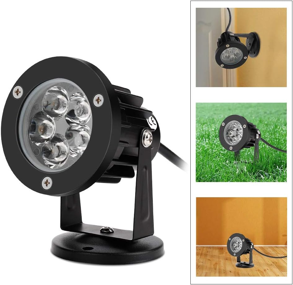 Kit éclairage Jardin LED 8 Pièces - 5W, Blanc Chaud 3000K, IP65, Capteur Crépusculaire Et Timer