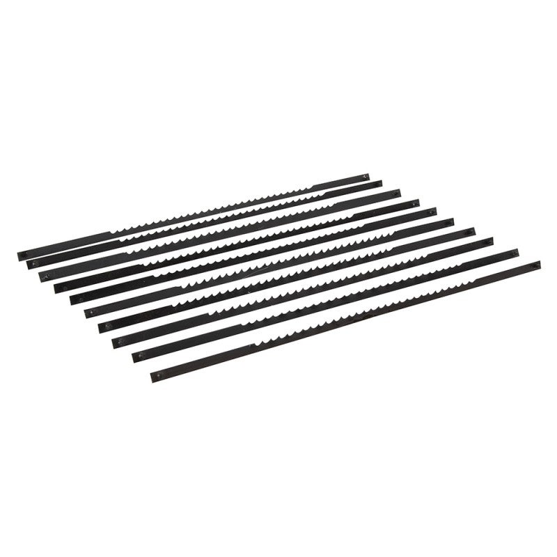 10 Lames Pour Scie à Chantourner Silverline - 130 Mm, Métal - Neuf, Pack Professionnel