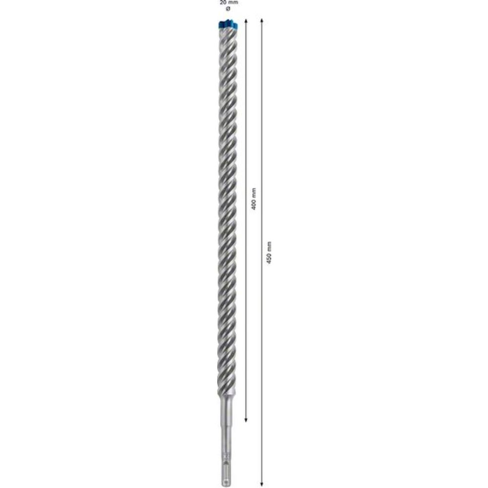 Forets Béton BOSCH Professional SDS-Plus-7X Expert pour perforateur - Ø 20 mm 400 / 450 mm - 8