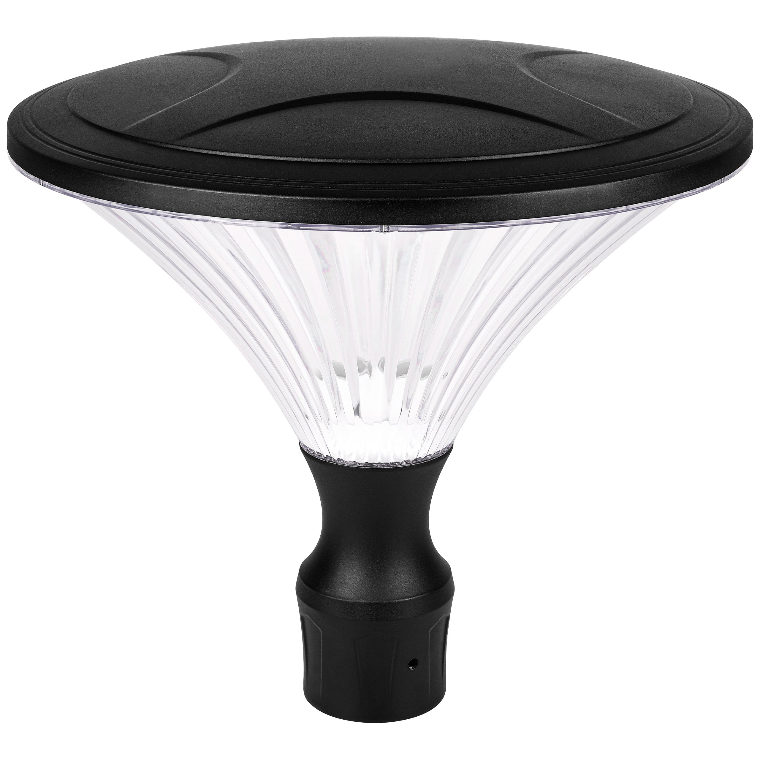 Lampa parkowa LED Plexio E27 41cm IP65 lampa oprawa zewnętrzna czarna MasterLED