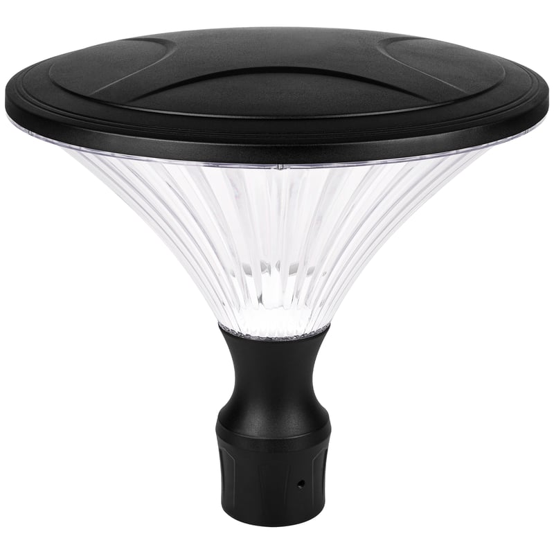 Lampa parkowa LED Plexio E27 41cm IP65 lampa oprawa zewnętrzna czarna MasterLED