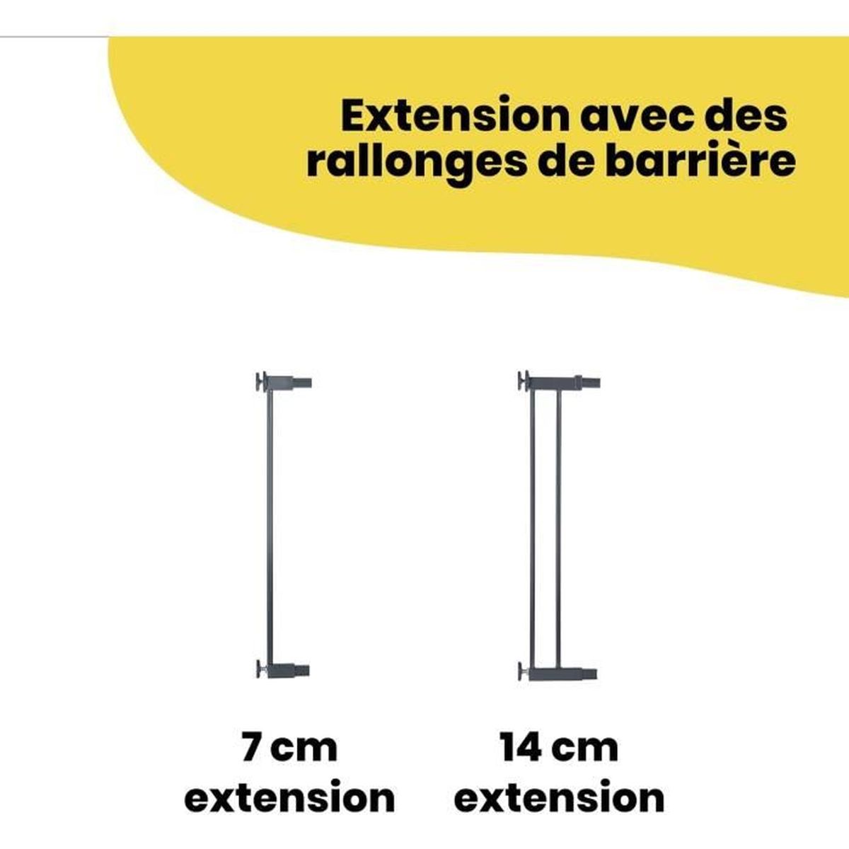 Barrière de sécurité enfant en métal 73-80 cm - Anthracite - Safety 1st - 9