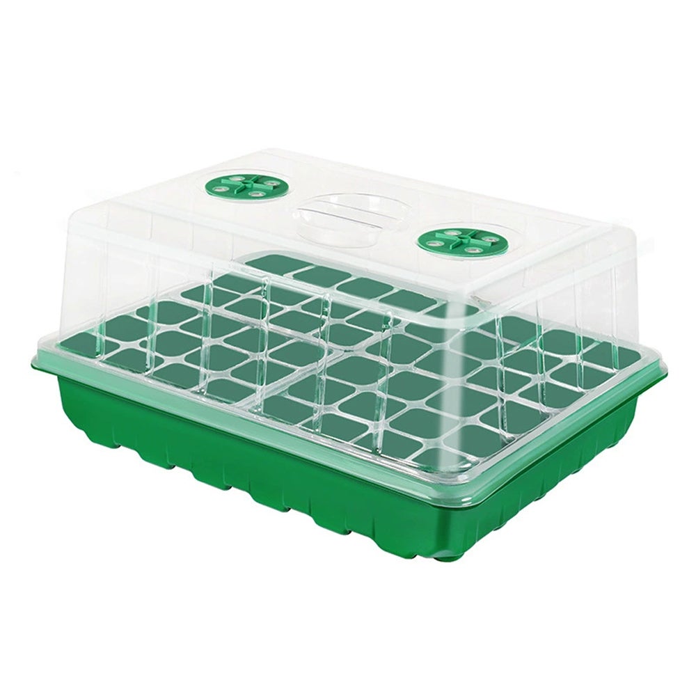 Mini Serre Pour Plantes ZHHGOO 10 Plateaux 120 Cellules - Kit Complet Avec Dôme, Outils Et Étiquettes Pour Semis Intérieur