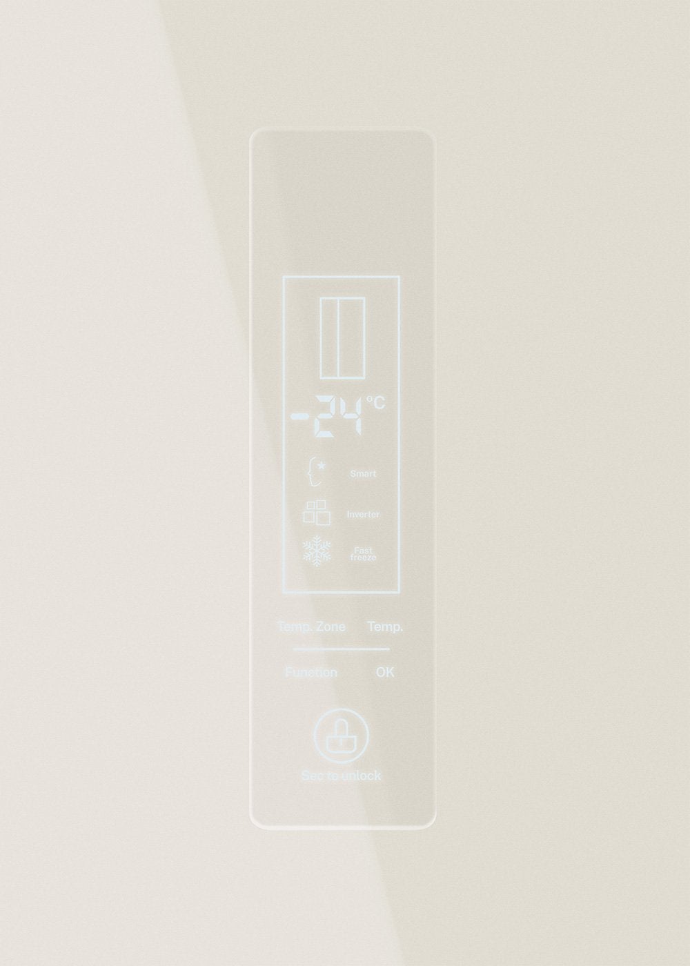 CREATE - FRIDGE STUDIO SIDE BY SIDE 550 - Réfrigérateur Side by Side 550 L No Frost- Blanc cassé - 8