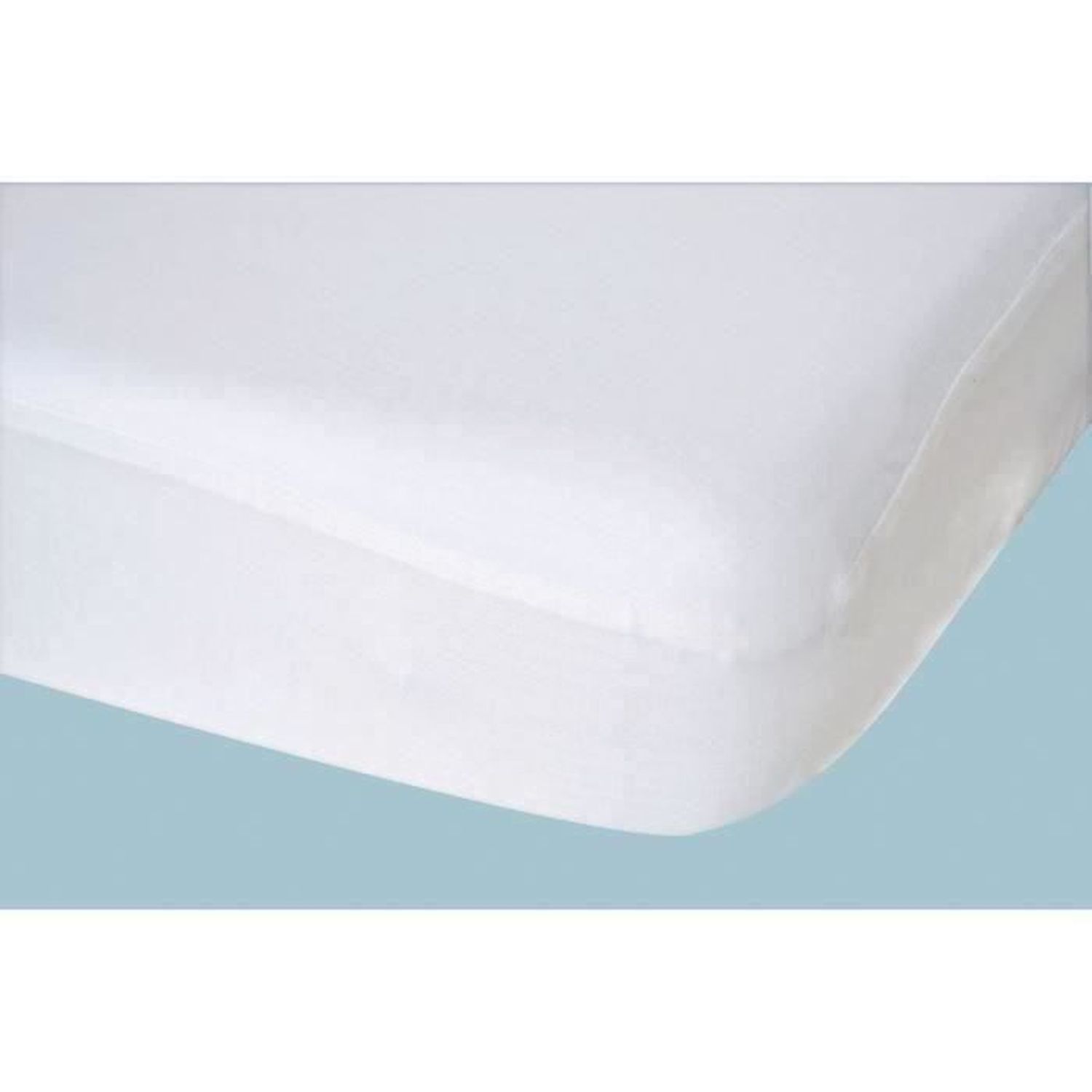 Drap Housse Jersey 130g/m² 40x90 Cm Bleu Azur Pour Berceau Bébé - Coton Extensible, élastiqué, Certifié Oeko-Tex