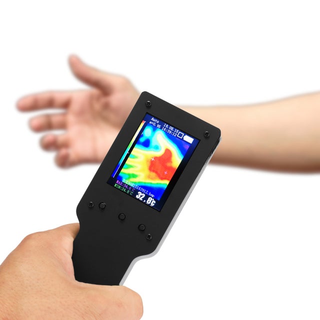 Termocamera portatile a infrarossi con schermo LCD digitale da 2,4 pollici， Termocamera