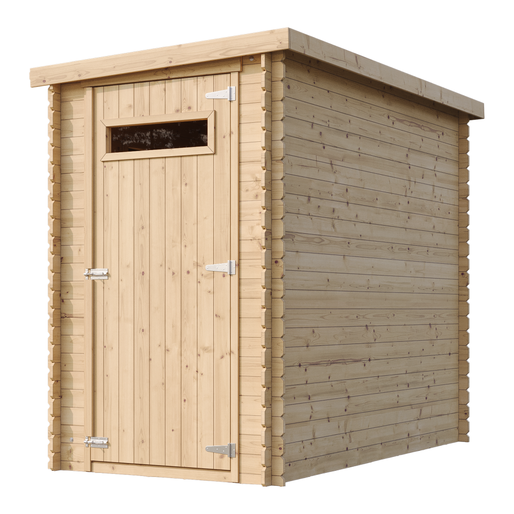 Caseta de madera caseta de jardín TIMBELA M306A + M306G B144xL239xH198 cm/ 2,63 m2 caseta de almacenamiento para jardín - 3