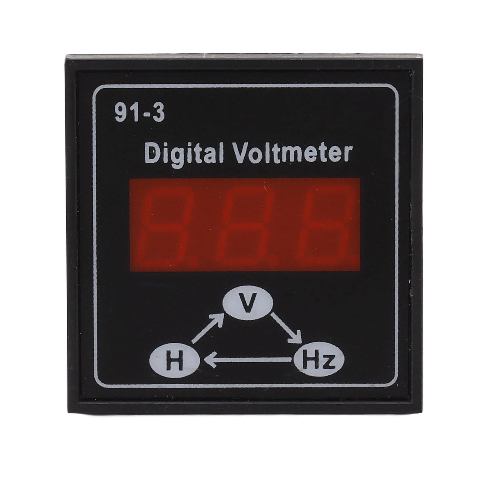 Voltmetro LED Digitale 0.36'' E 0.56'' - Montaggio A Pannello, 3 Cifre, Misuratore Tensione