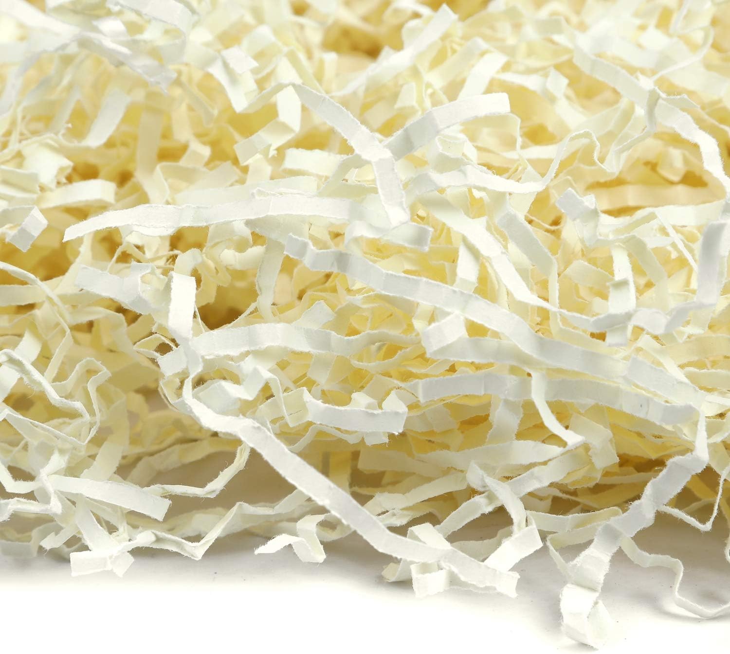 Creative Deco 1kg Frisure Papier Déchiqueté Papier Kraft Crème | Papier Cadeau Noel | Frisure Emballage | Remplissage Boite Cadeau | Panier Garni - 5