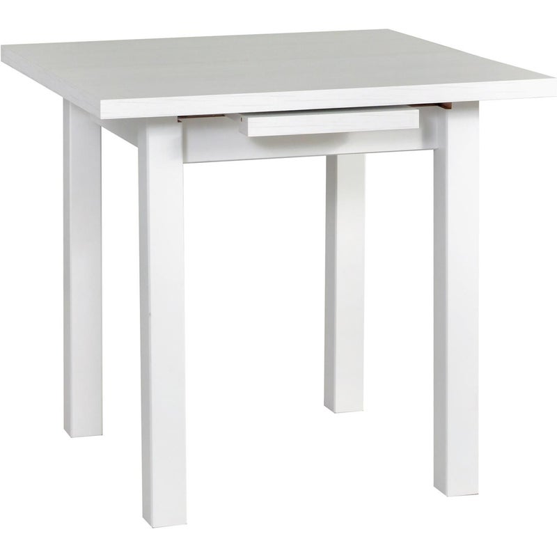 Rozkładany stół Max VII – kwadratowy biały stół, który dostosuje się do Twoich potrzeb