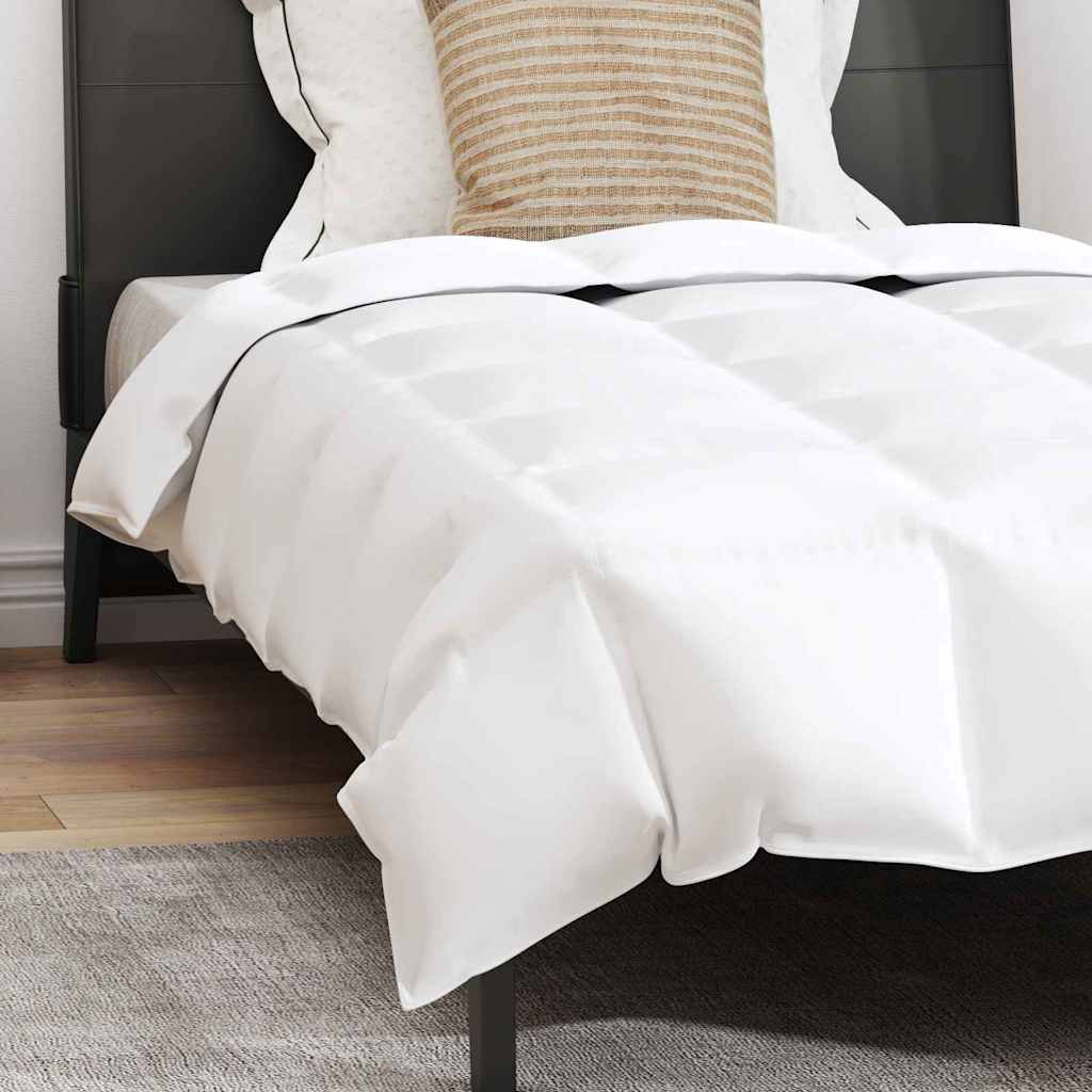 Couette avec oreiller 2 pcs | Duvet Blanc 155 x 220 cm Bas - 5
