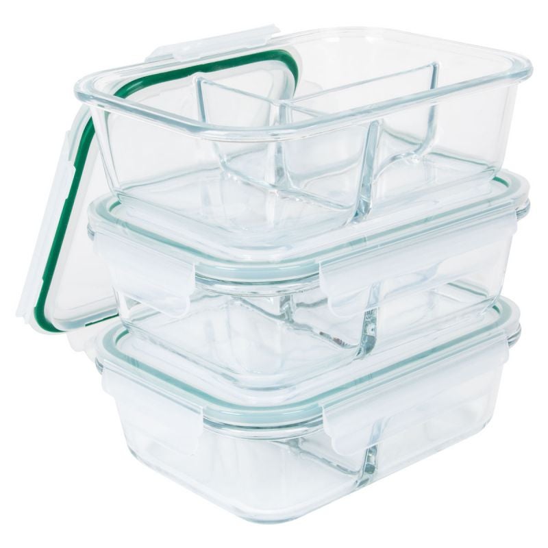 Scatole Portasnack Con 5 Scomparti E 4 Contenitori Salse: Set Da 4, Ermetiche E Impilabili. Perfette Per L'ufficio O La Scuola. Colori Pastello Assortiti.