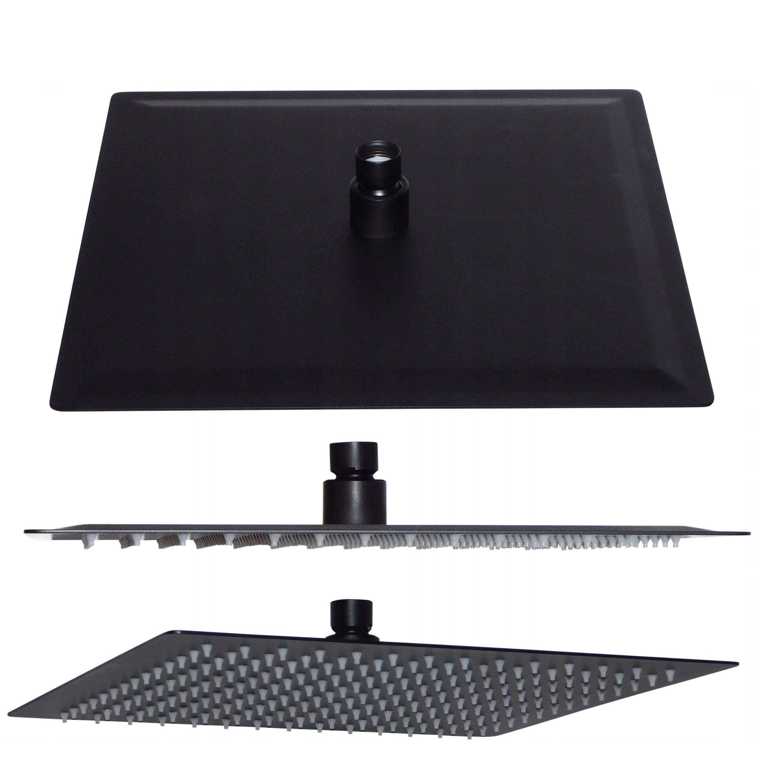 Deszczownica prysznicowa Estiva SLIM QUADRO BLACK 25 cm kwadratowa czarna