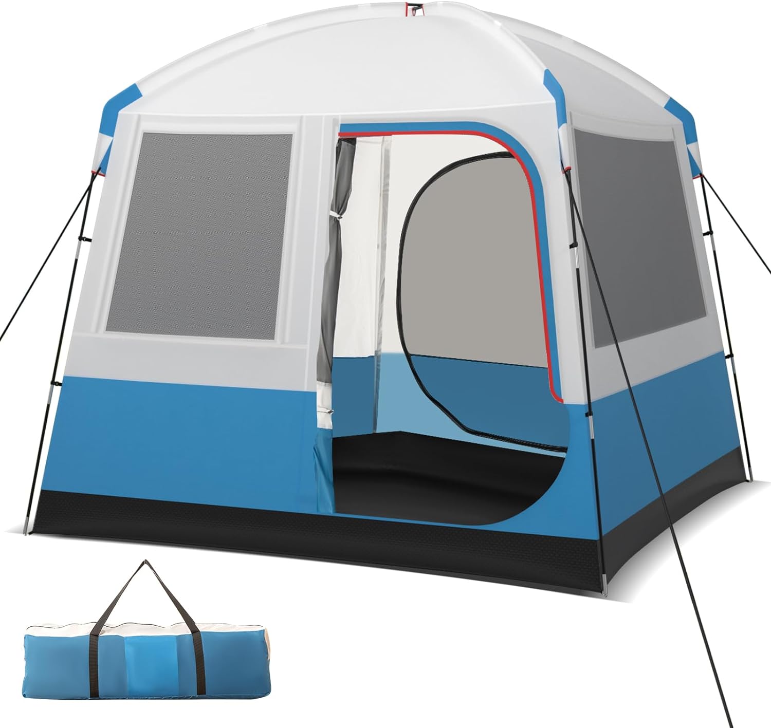 GOPLUS Tente De Camping Pour 5 Personnes, Tente Familiale Coupe