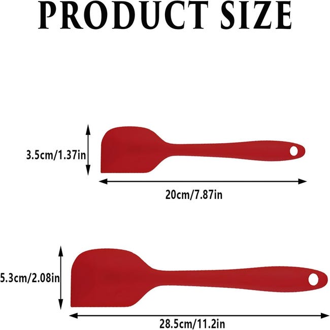 Set 4 Spatole In Silicone Per Cucina – Colorate (Rosa, Giallo, Viola, Verde) – Antiaderenti E Resistenti Al Calore