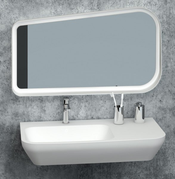 BERNSTEIN - Porte brosse à dents / distributeur de coton SDVZPB design arrondi - Série VERSA - 2