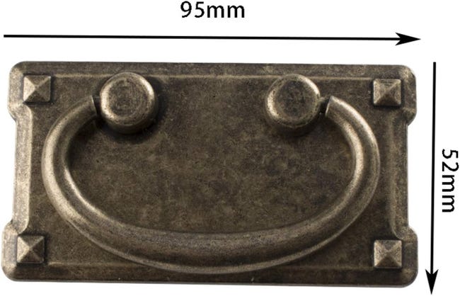 Battente Porta Con Anello - Cromo Satinato, Ottone Massiccio, Per Porte Classiche E Moderne - Foto 6