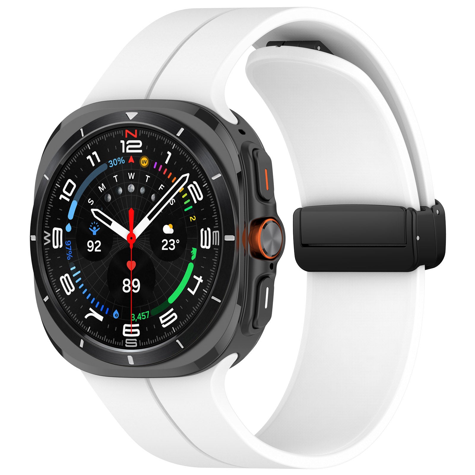 Lot De 4 Boucles De Bracelet De Montre En Plastique Rouge | Fermoir De Remplacement Universel Pour Bracelets Cuir, Silicone, Électronique