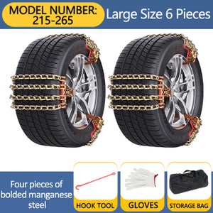 10 Pc Chaînes Neige Universels Sangles Traction - France