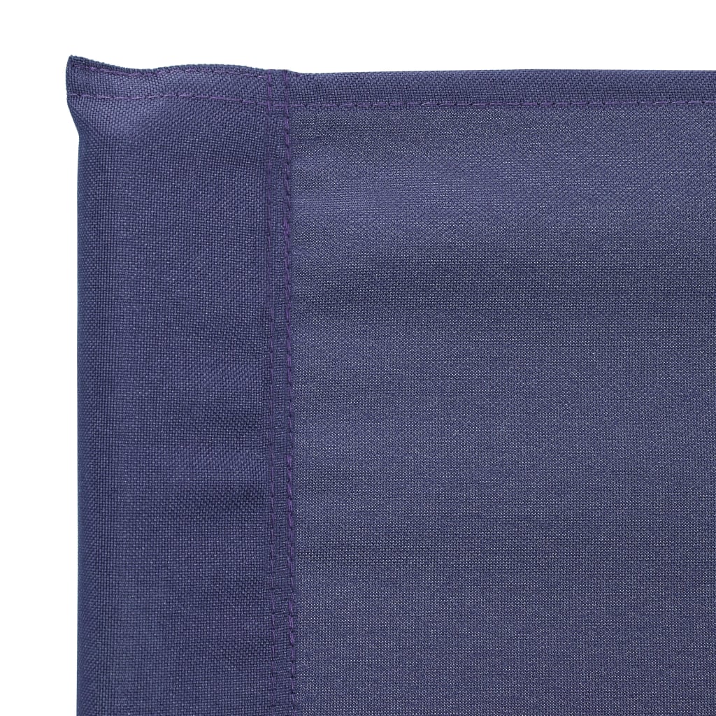 Chaise de jardin pliable sans coussin en Polyester Bleu - 7