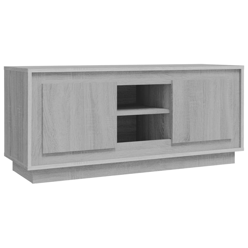 Meuble TV，Banc TV Moderne，Meuble de Rangement sonoma gris 102x35x45 cm bois d'ingénierie291371 - 2