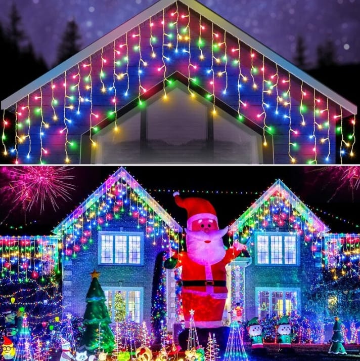 Luci della stringa di 30M 300 LED lucine bianche calde 8 modalità di illuminazione Party Garden Decorazione esterna per interni Luci natalizie IP44 | Leroy Merlin Luci della stringa di 30M 300 LED lucine bianche calde 8 modalità di illuminazione Party Garden Decorazione esterna per interni Luci natalizie IP44 | Leroy Merlin