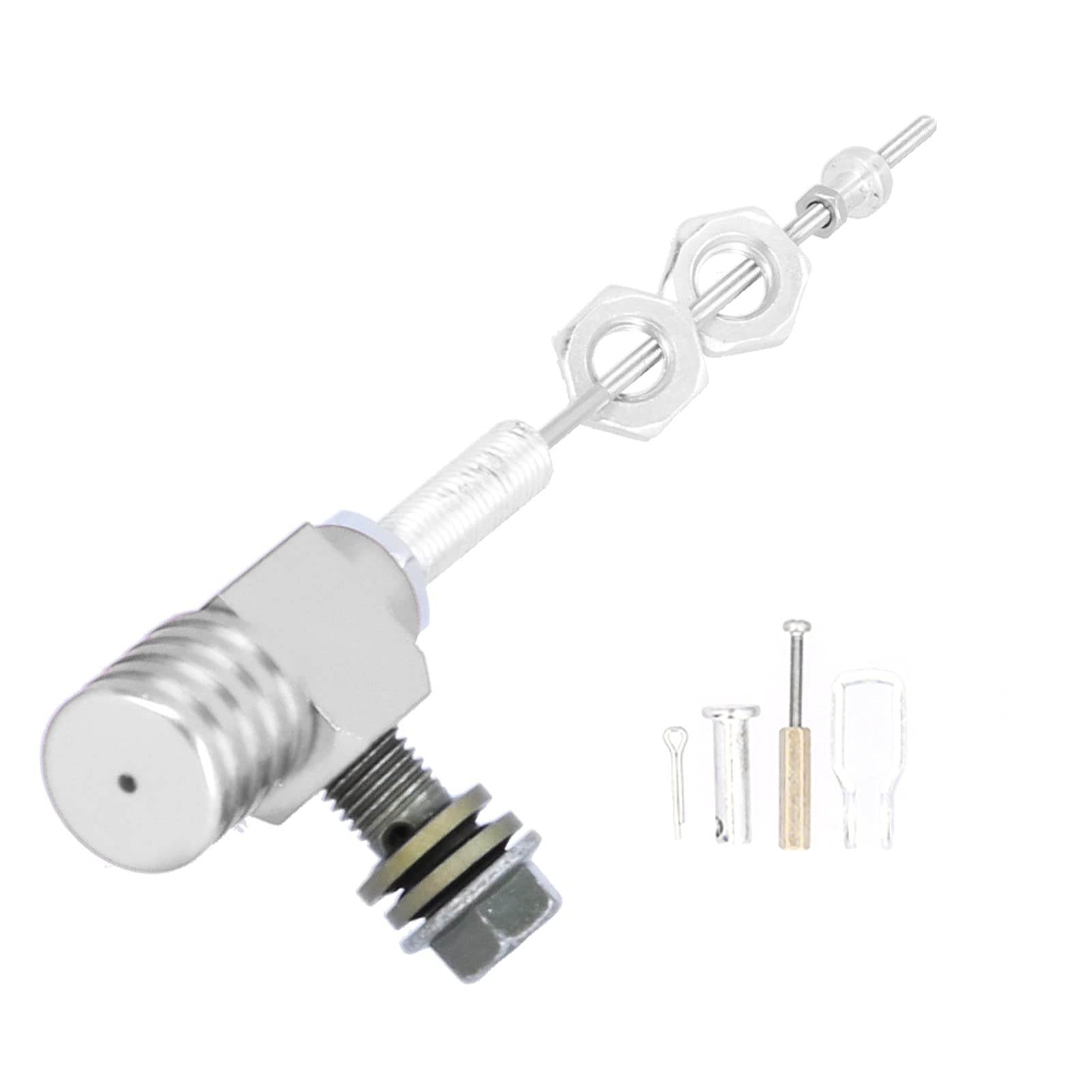 Pompe De Frein Hydraulique Universelle Pour Moto - Filetage M10 X 1,25mm - Alliage D'Aluminium - Couleur Noir