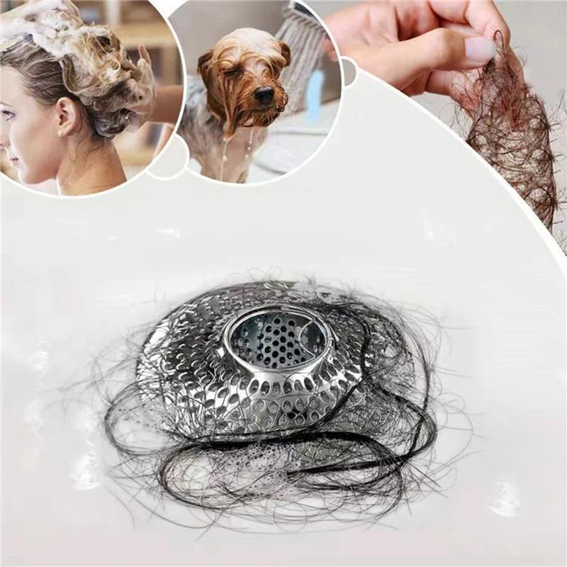 Collecteur de cheveux pour bonde de douche, bouchon de bonde de baignoire, filtre anti-obstruction, siphon de sol, siphon de lavabo de salle de bain - 7