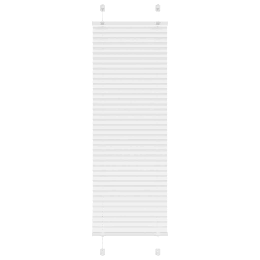 Roleta plisowana biała 40x150 cm Szerokość tkaniny 39,4cm vidaXL