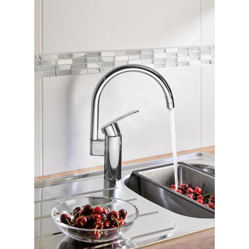 Robinet de cuisine - Chromé - Bec Haut - GROHE Wave Cosmopolitain - 32449001 - 5