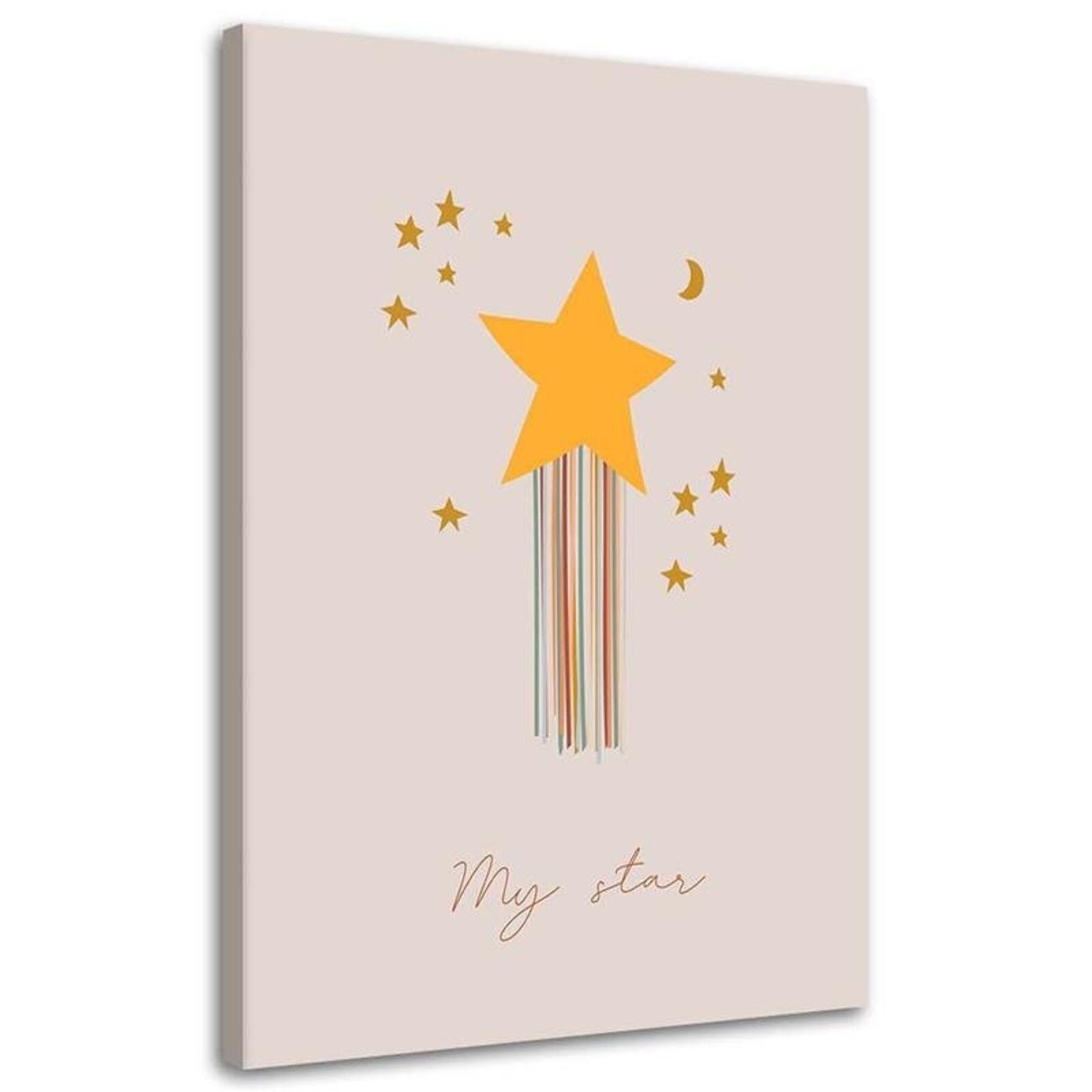 Tableau étoile enchantée - 70 x 100 cm - 4