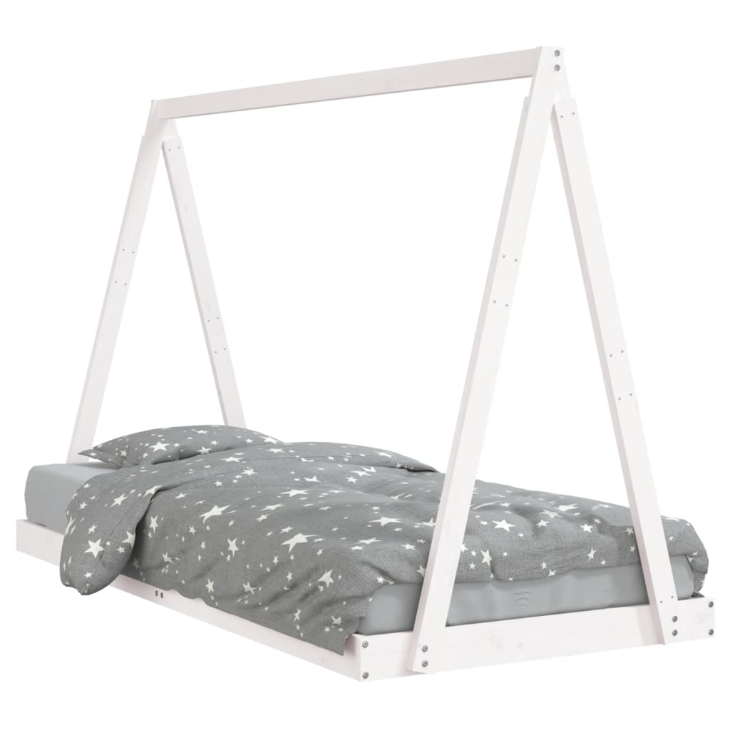 Lit Enfant Thème Pirate En Bois - Cadre Bateau Avec Garde-Corps, 70x140cm, Poids Max 25kg