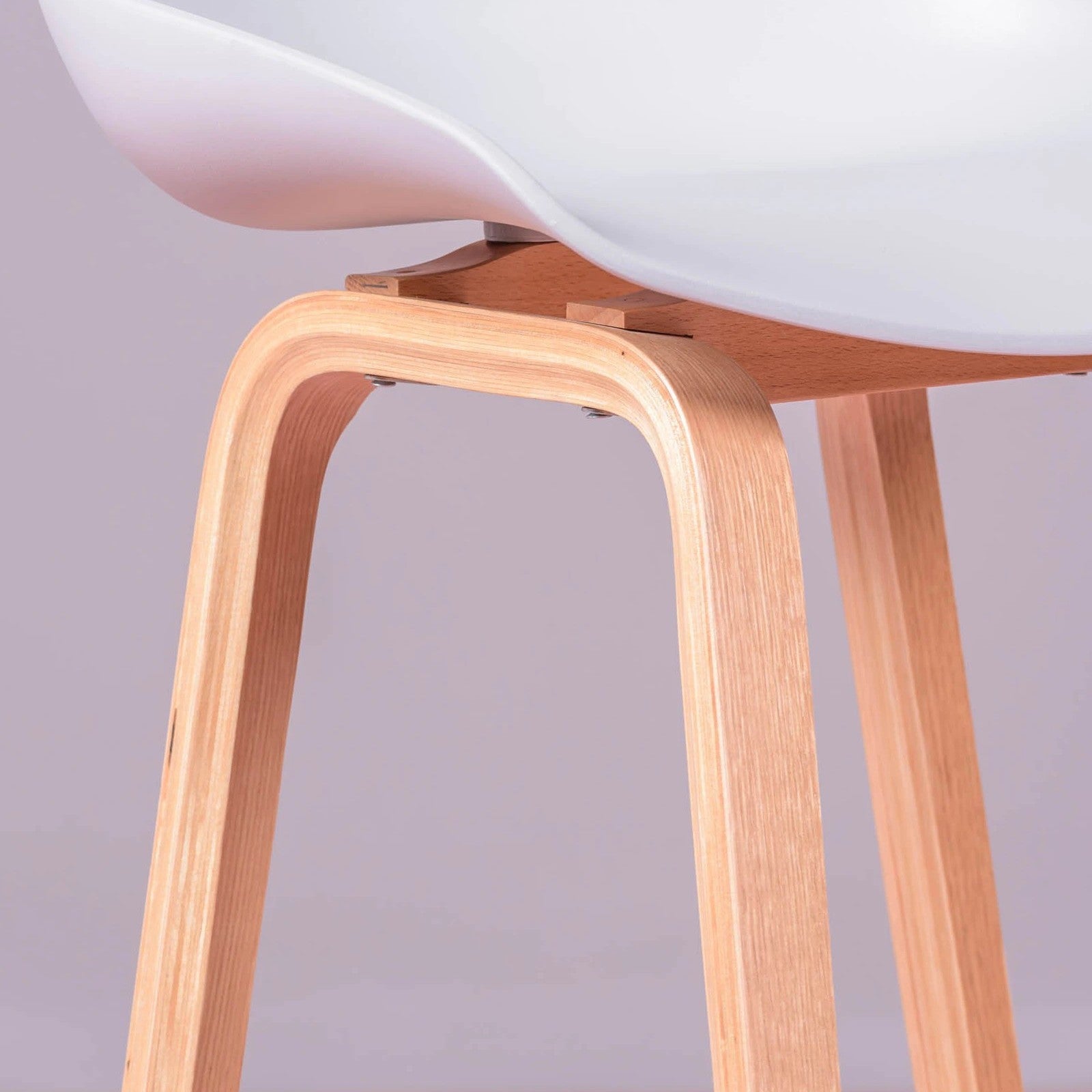 Tabouret nordique pieds en bois de hêtre (63cm) - Daxer - 4