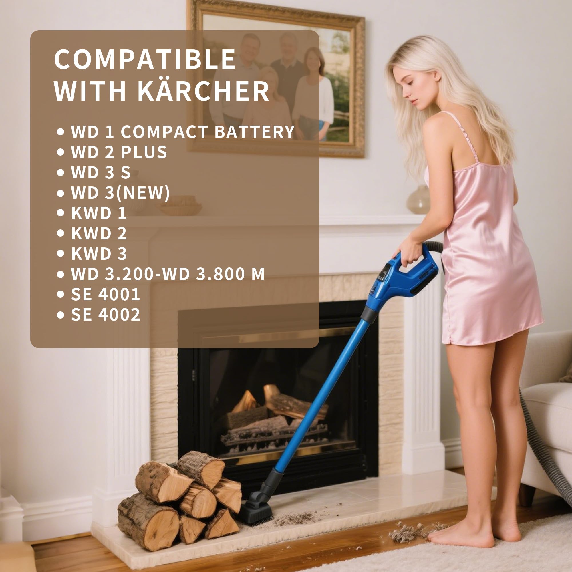 12 Sacs d'aspirateur KFI 357, adaptés aux aspirateurs eau et poussière Kärcher WD3 WD2 Plus KWD3 KWD2 KWD1 MV3 WD3.200-WD3.800M SE4001 SE4002 - 2