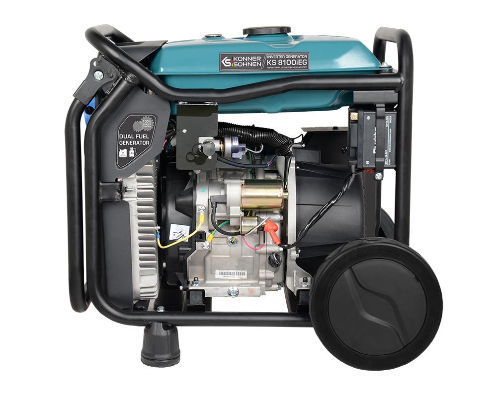 Groupe électrogène à essence-gaz de type inverter KS 8100iEG Puissance maximale 8.5 kW - 5