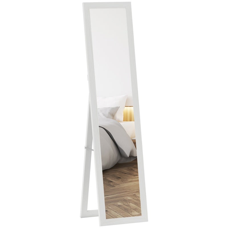 Biubiubath Miroir sur pied au sol 150x40cm Miroir Pleine Longueur, À