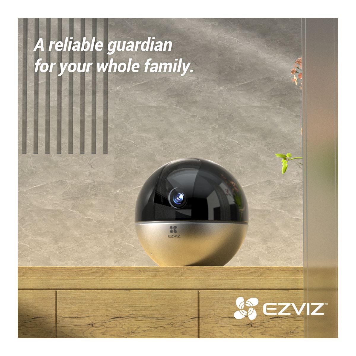 Caméra de surveillance EZVIZ Wifi E6 3K motorisée - 4