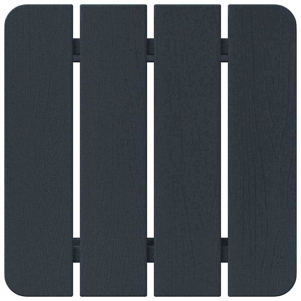vidaXL Table d'appoint Bleu marine 38 x 38 x 46 cm Polyéthylène - 8