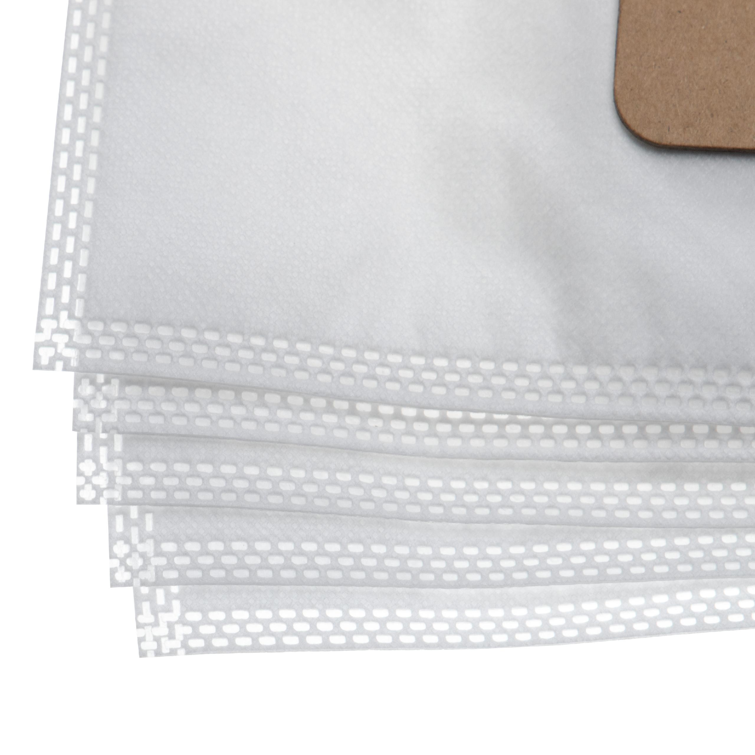 vhbw 5x Sacs compatible avec Hoover Sprint aspirateur - microfibres non tissées, 23,8cm x 26,7cm, blanc - 3